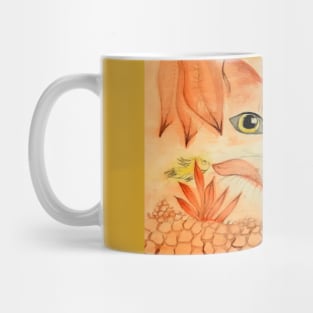 Cat Looking At The Fish Mug